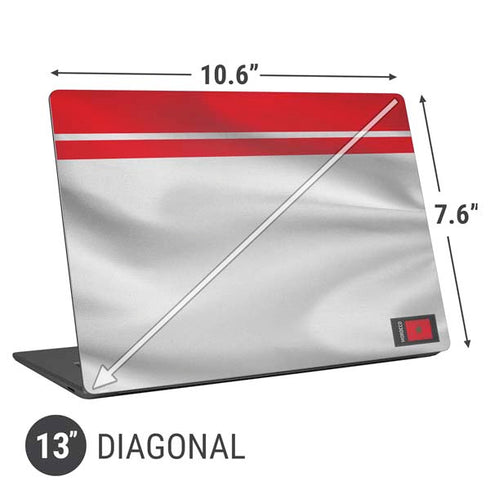 Morocco Soccer Flag Universal Laptop 13in (10.6 x 7.6in) Skin